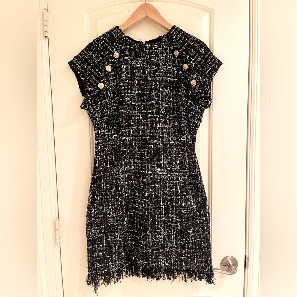 Franco Tweed Dress M